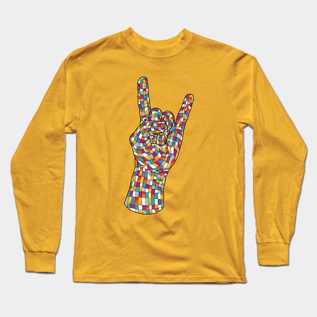 Rock Long Sleeve T-Shirt by Woah_Jonny